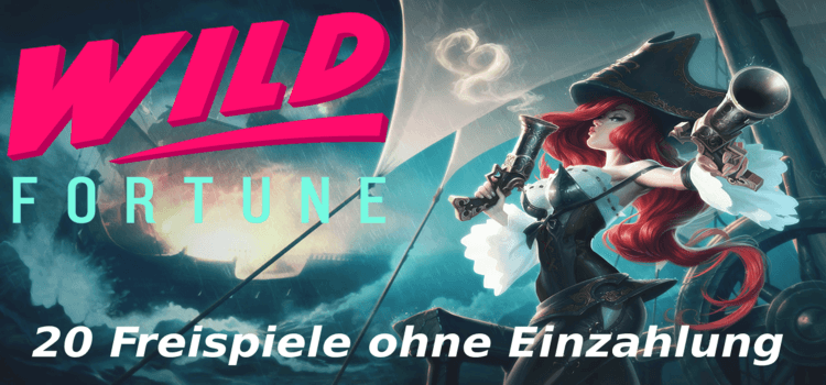wild fortune 20 freispiele - free spins no deposit bonus